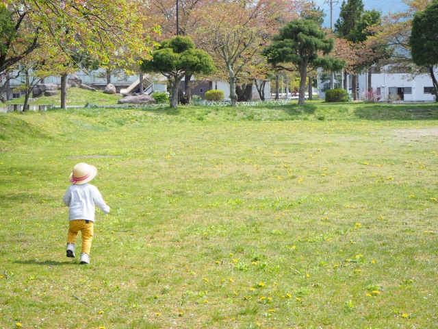 公園と子供