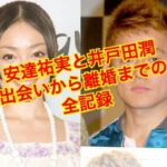安達祐実と井戸田潤
